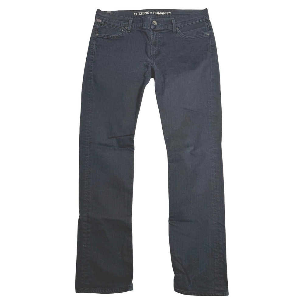 Citizens Of Humanity 1379-1405 Bootcut Stretch Dark‎ Wash Black Jeans Womens 30